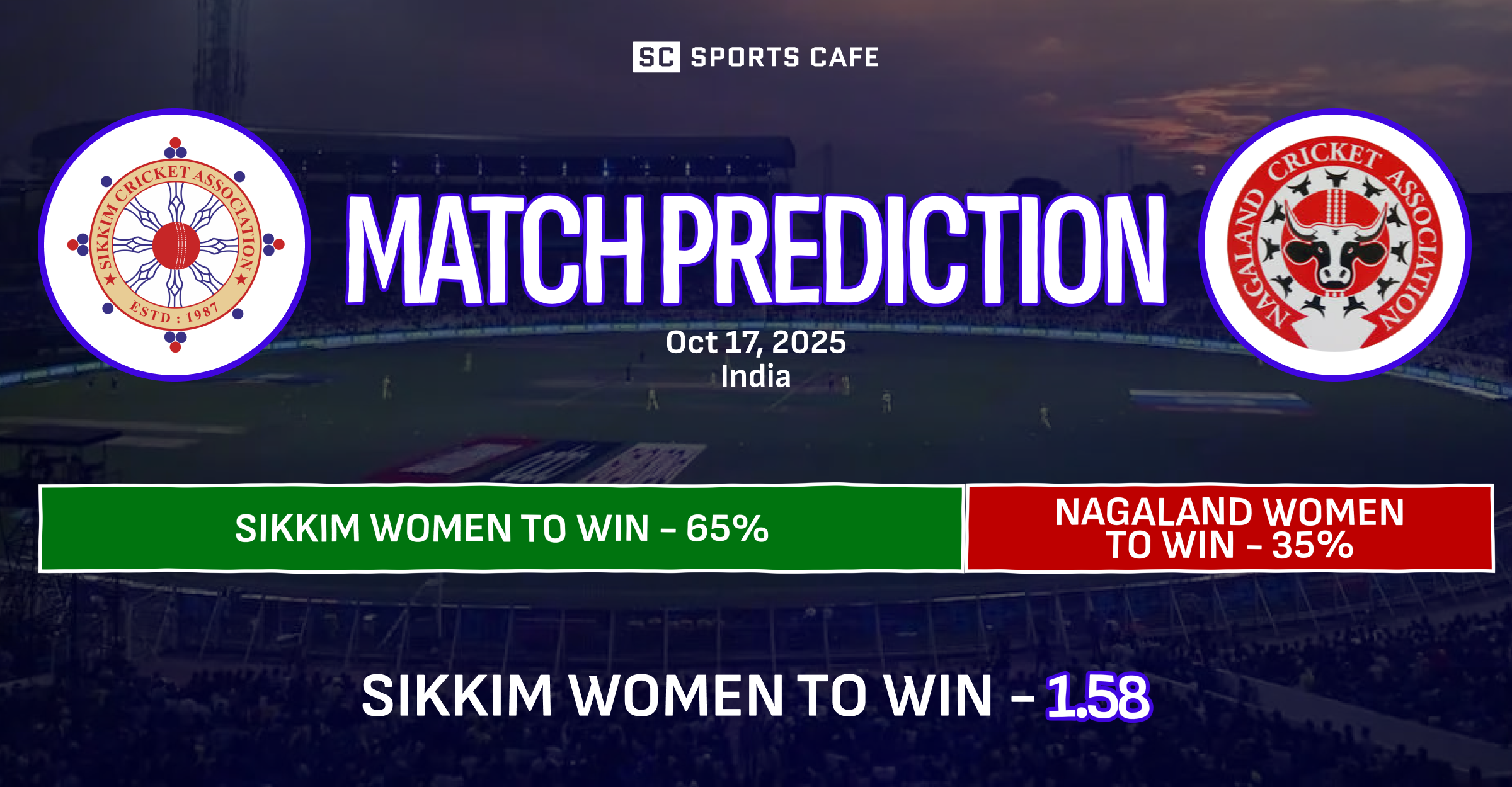 Sikkim Women vs Nagaland Women